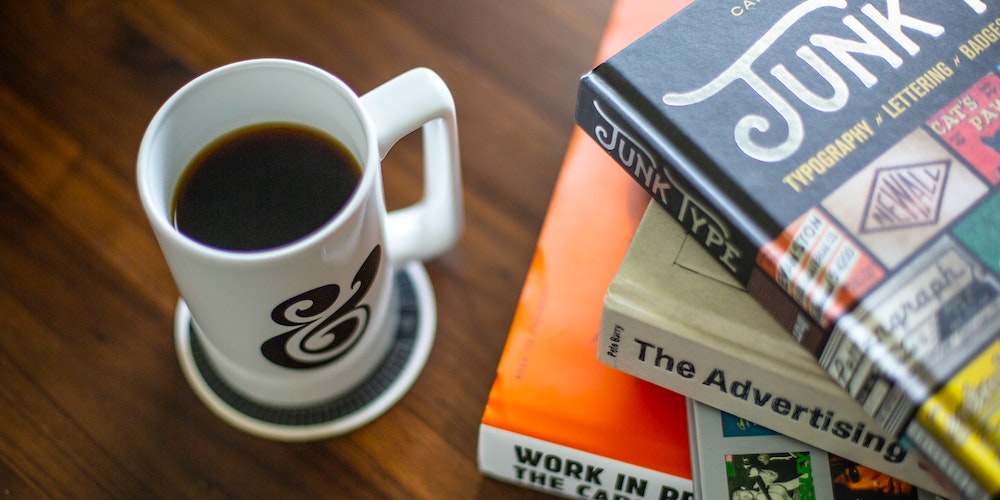 Books and coffee